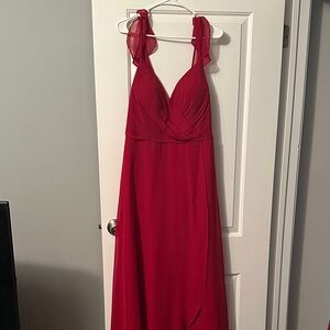Elegant Red Evening Gown